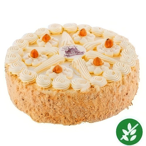 Hazelnoot crème taart 4 persoons