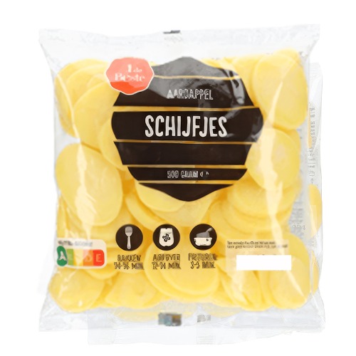 Aardappelschijfjes vers (500g)