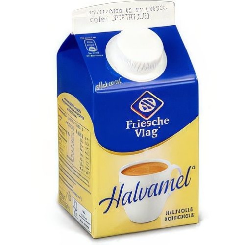 Halvamel koffiemelk pakje 455 ml