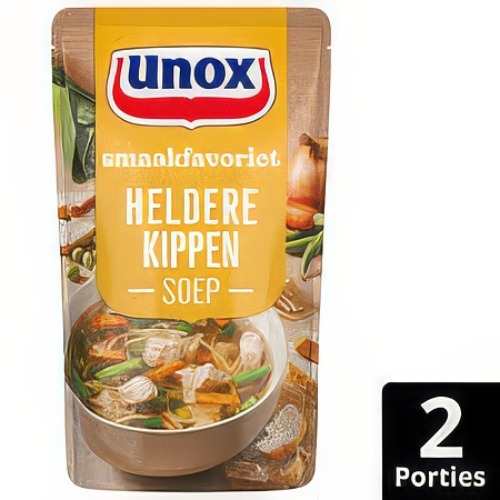 Soep in zak heldere kippensoep 570 ml