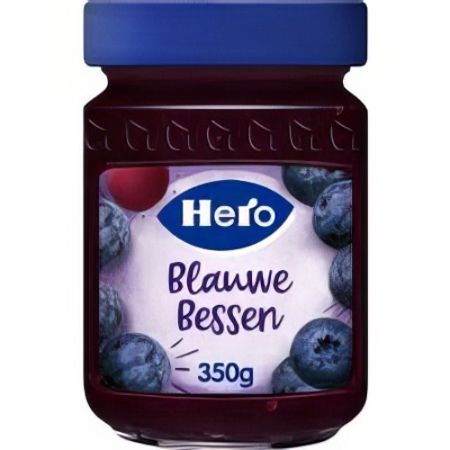 Blauwe bessen jam