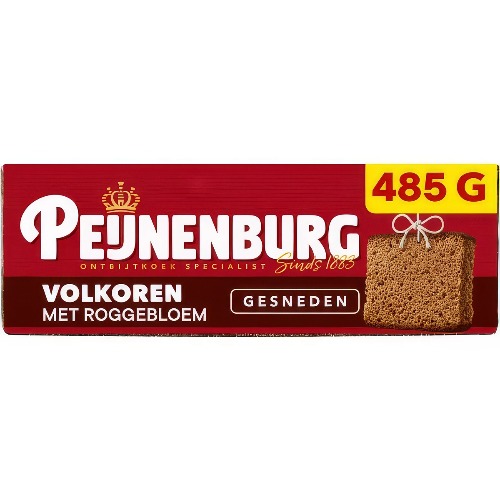 Ontbijtkoek volkoren gesneden
