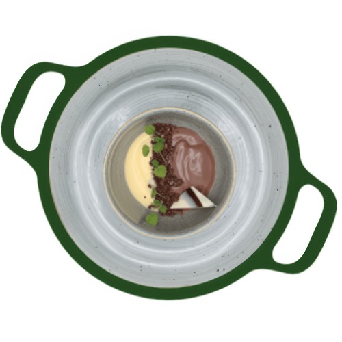 Boerenvla duo vanille - chocolade (150 g)