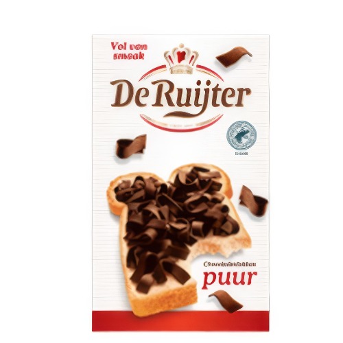 Chocolade vlokken puur