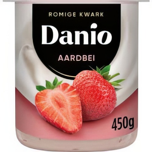 Kwark aardbei 450 gram